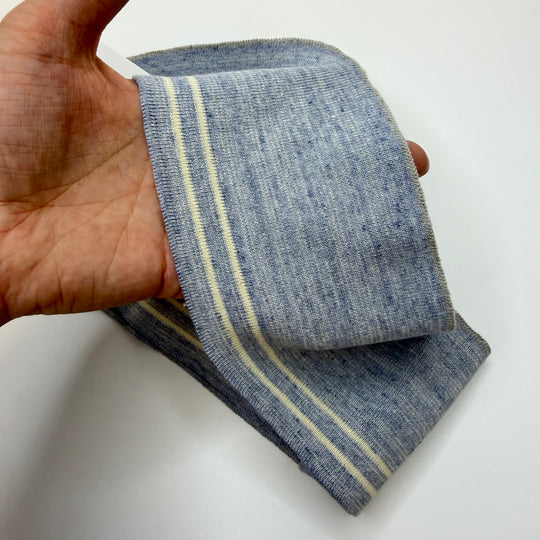 Ribbing - Blue/White Stripes - 2 Pack