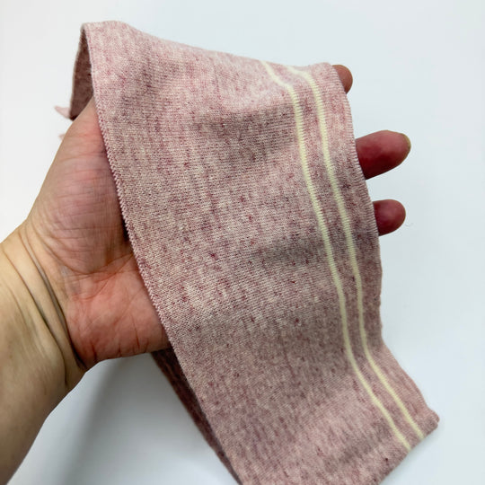 Ribbing - Light Pink/Cream Stripes - 2 Pack