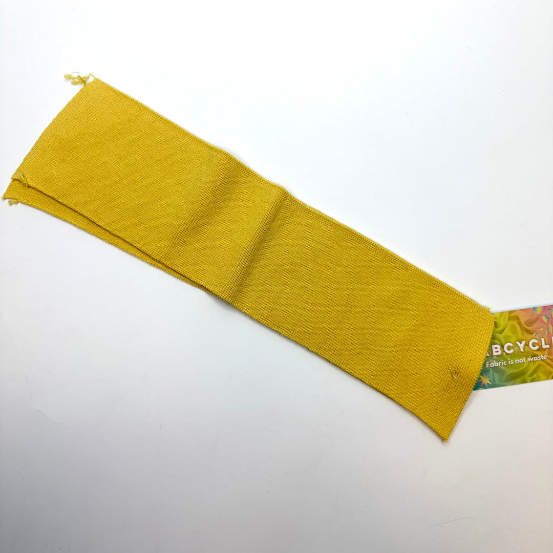 Collars Ribbing - Yellow - 2 Pack