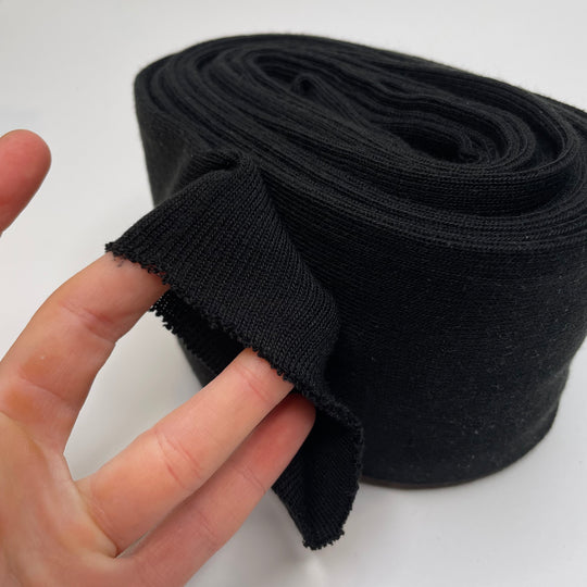 Multi-Use Ribbing - Double Width - Black