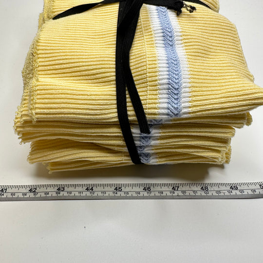 Multi-Use Ribbing - Light Yellow Multi Stripes - 10 Pack