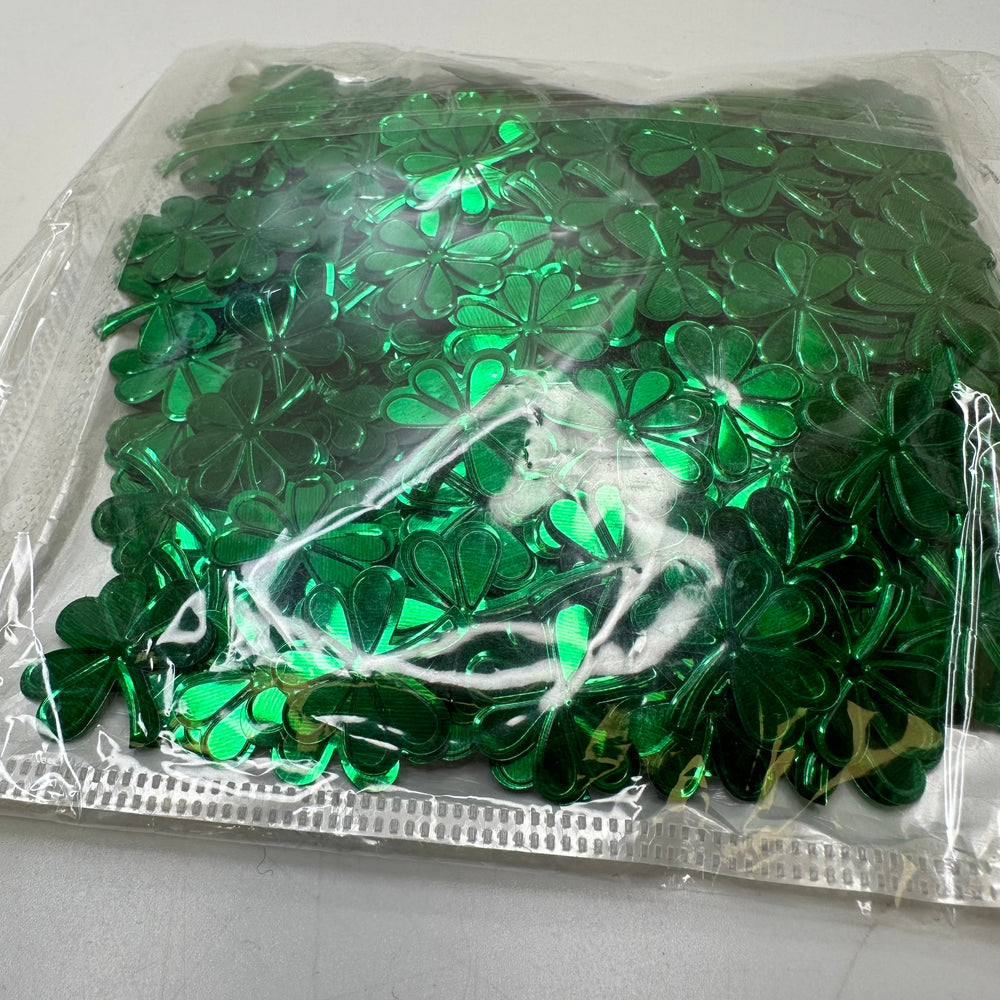Clovers Sequins - Green - 200 Pack