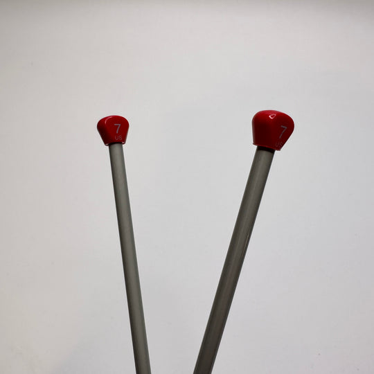 Knitting Needles Sewing Tool - Light Grey/Red - Individual