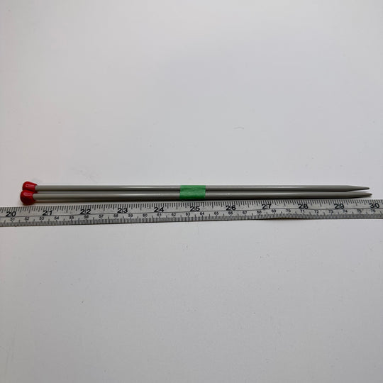 Knitting Needles Sewing Tool - Light Grey/Red - Individual