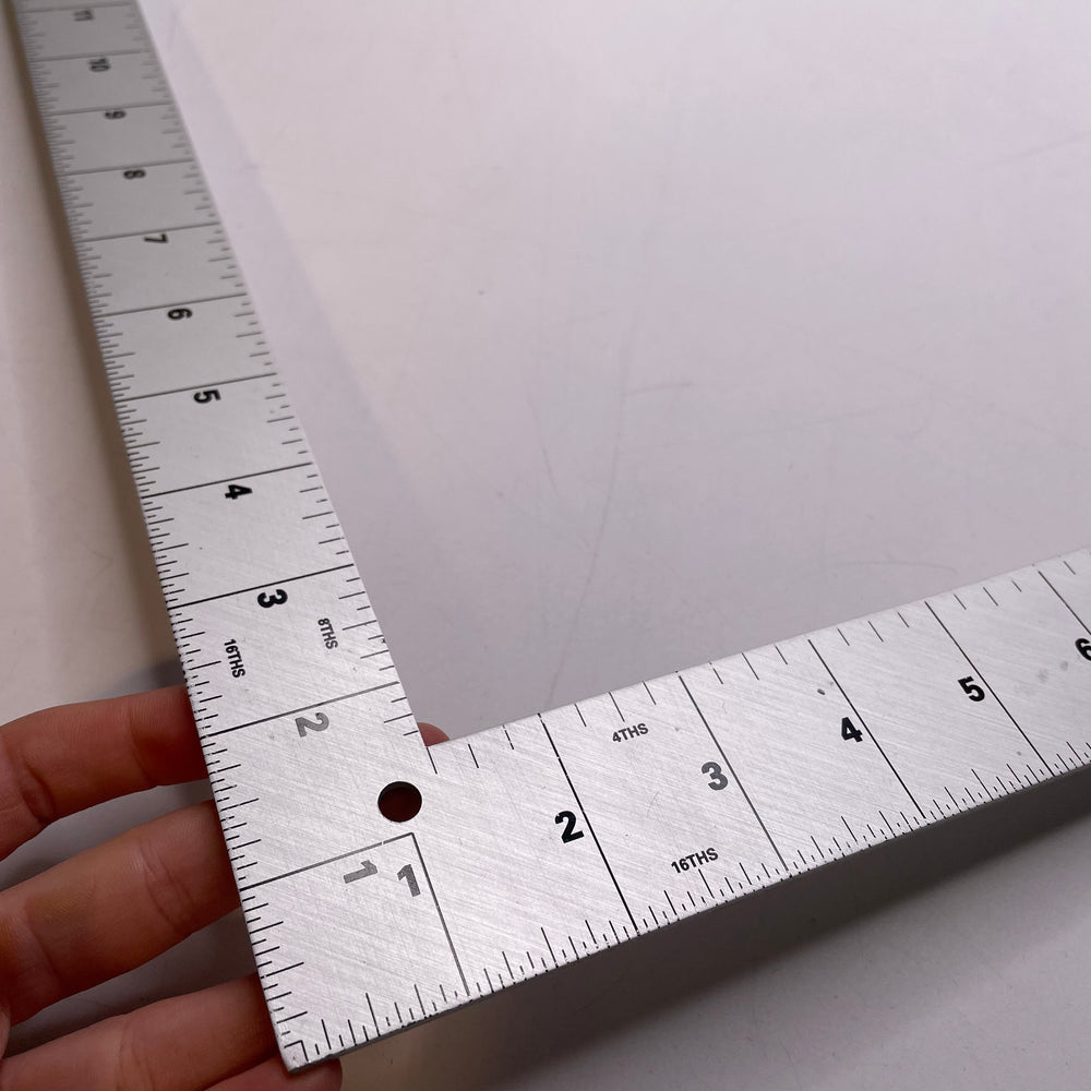 Ruler Sewing Tool - Silver - Individual