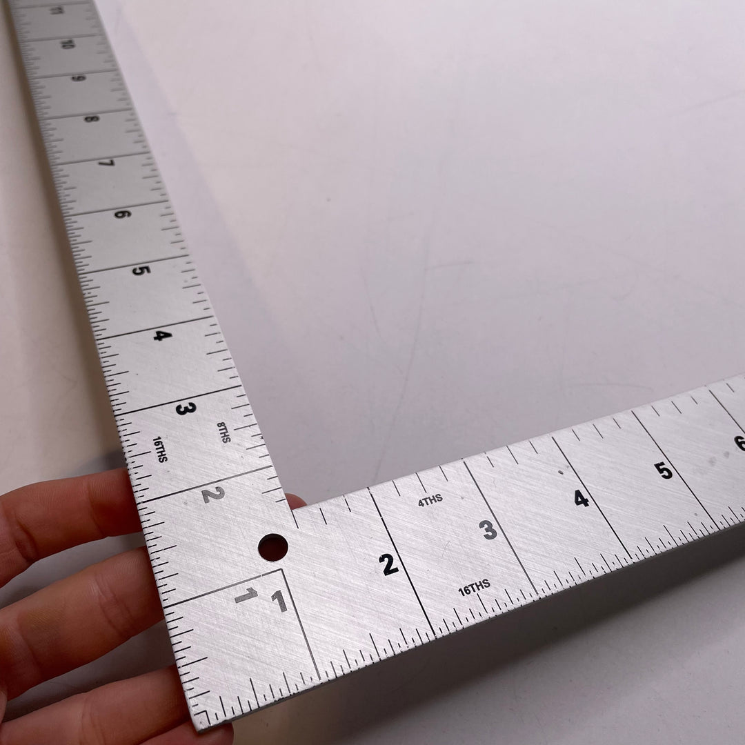 Ruler Sewing Tool - Silver - Individual