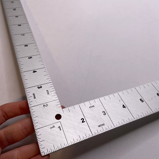 Ruler Sewing Tool - Silver - Individual