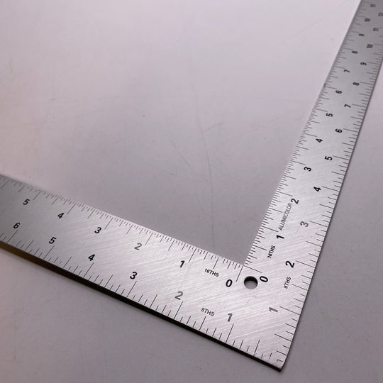 Ruler Sewing Tool - Silver - Individual