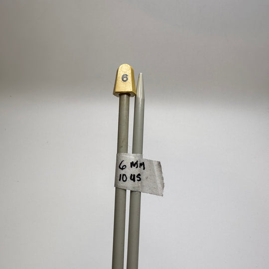 Knitting Needles Sewing Tool - Light Grey/Yellow - Individual