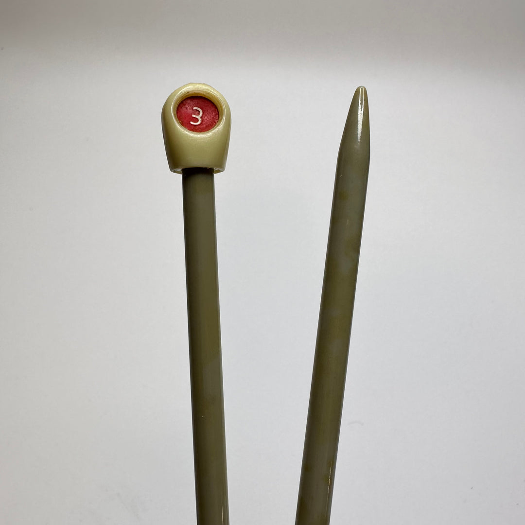Knitting Needles Sewing Tool - Light Grey/Cream - Individual