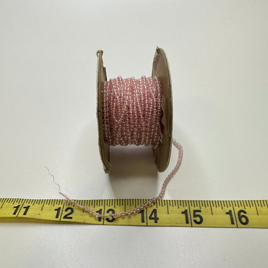 1/16" (2mm) Beaded  Beaded Trim - Light Pink - Roll