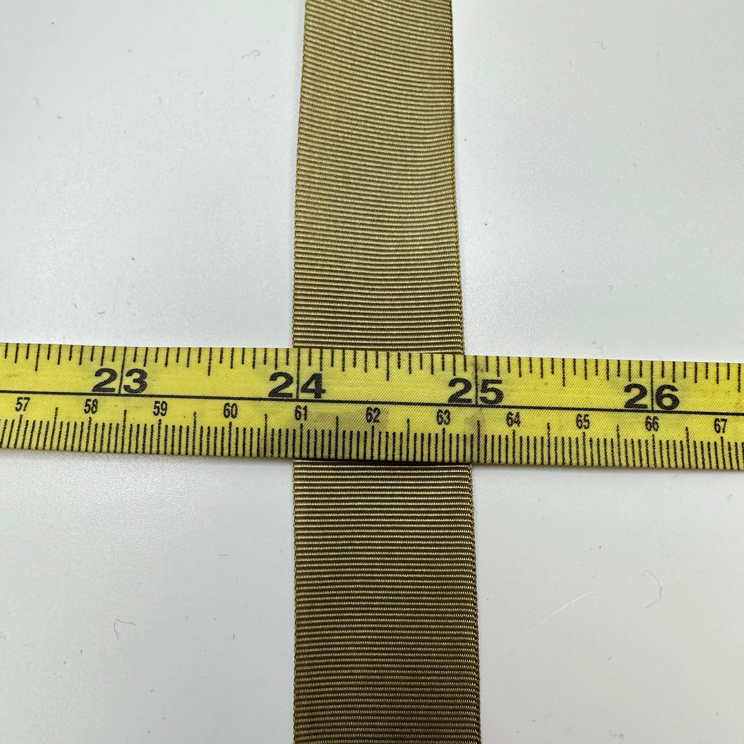 1" (25mm)   Ribbon Trim - Light Olive - 4M Bundle