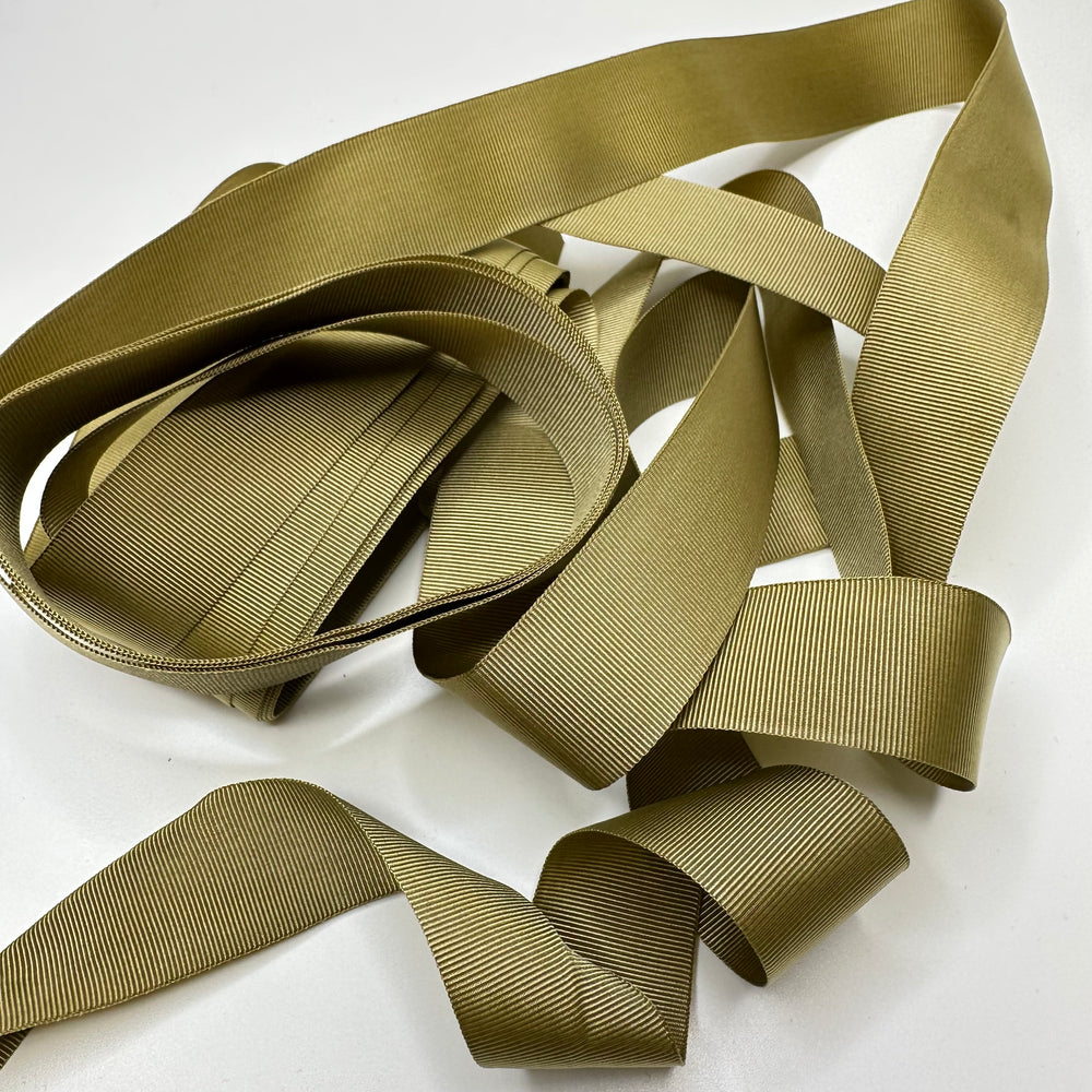 1" (25mm)   Ribbon Trim - Light Olive - 4M Bundle