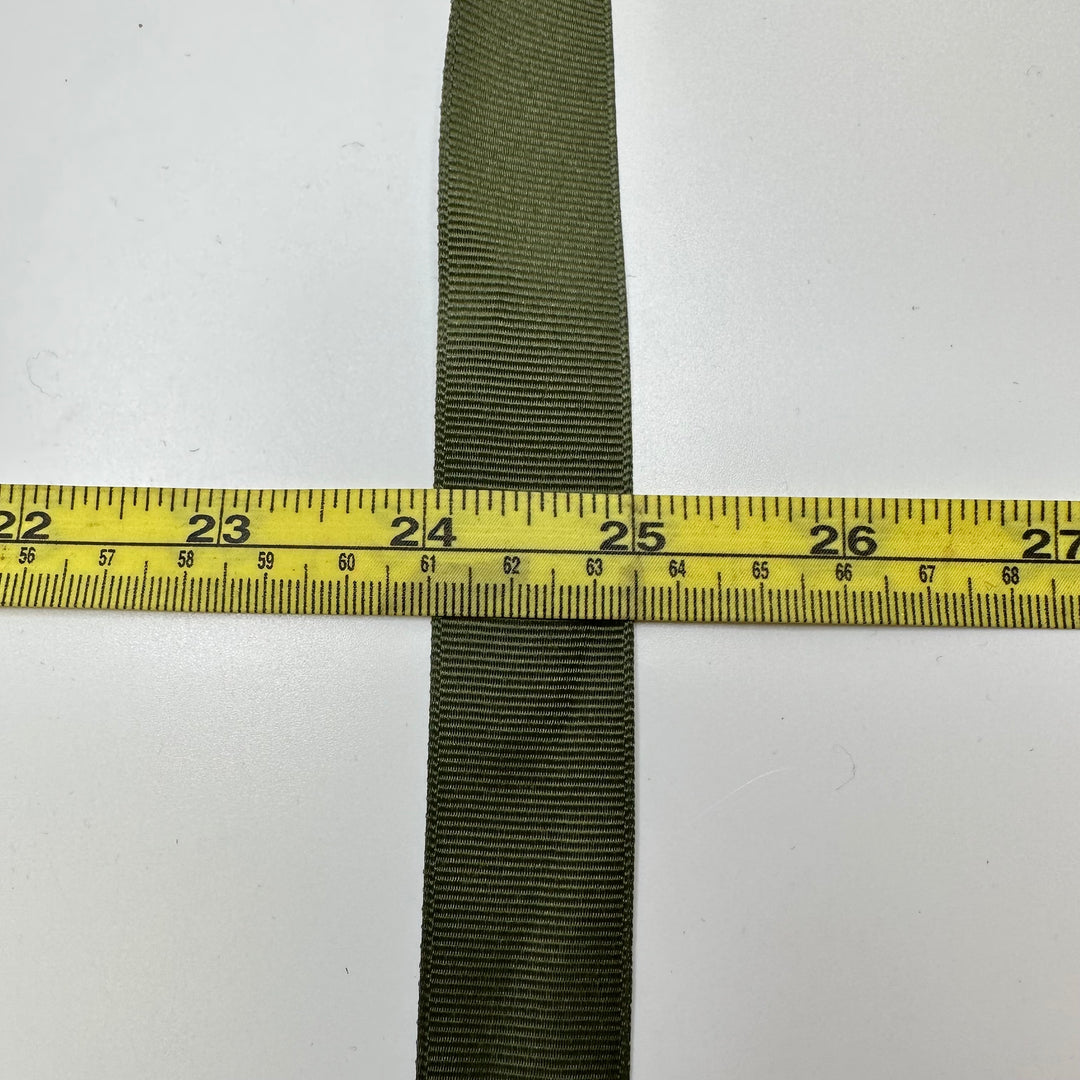 1" (25mm)   Ribbon Trim - Dark Green - 2M Bundle