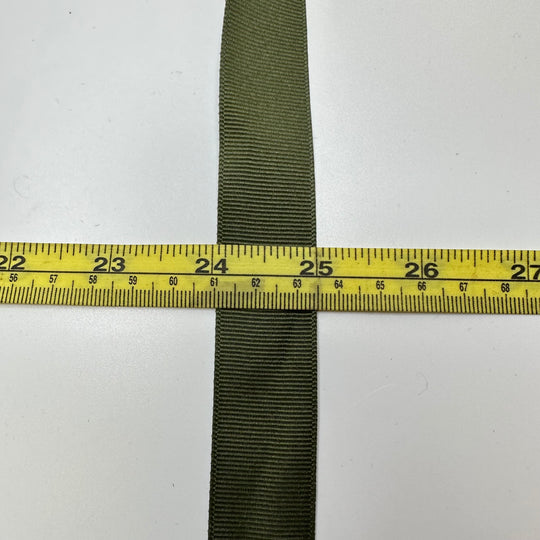 1" (25mm)   Ribbon Trim - Dark Green - 2M Bundle