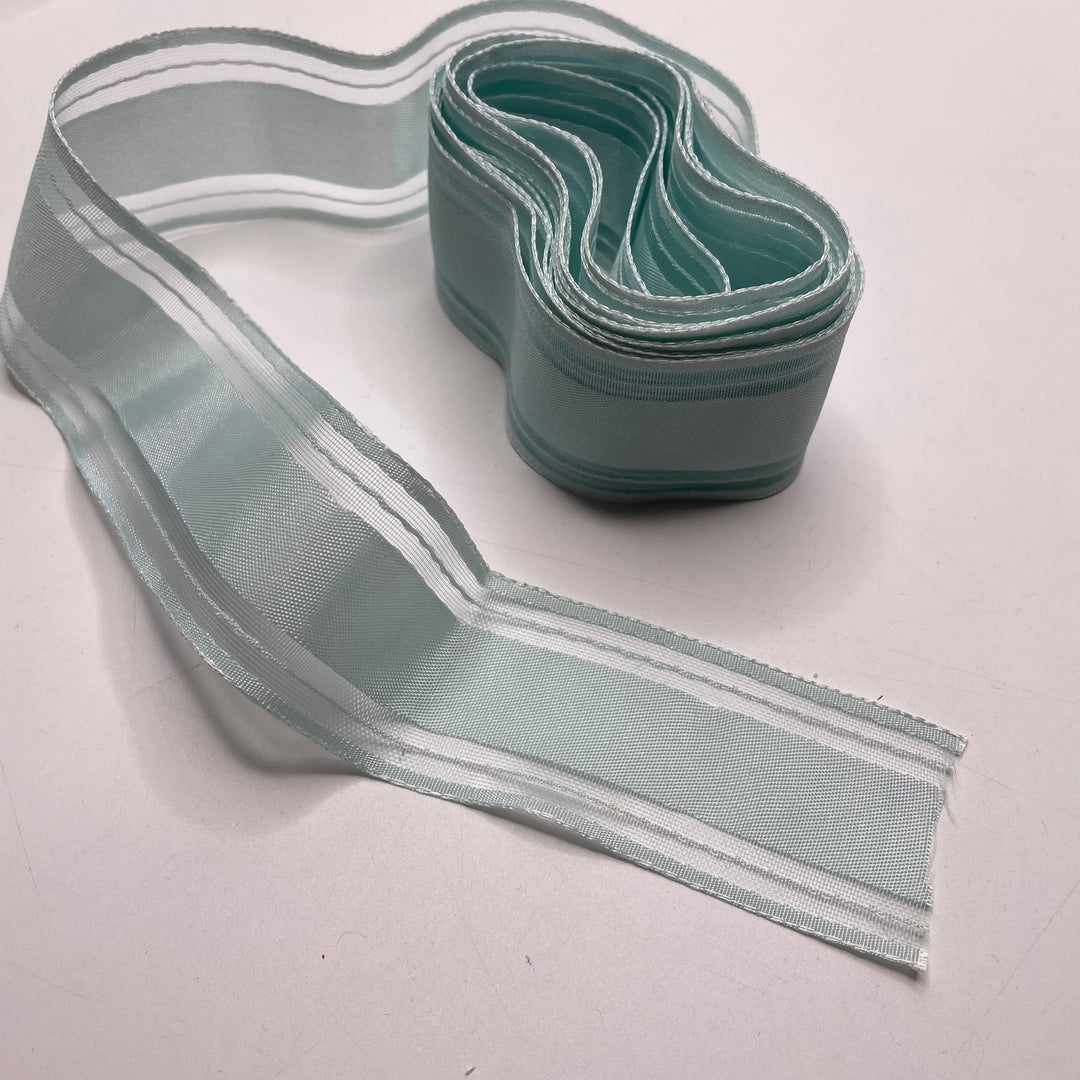 1 ½" (38mm)   Ribbon Trim - Light Blue - 2.7M Bundle