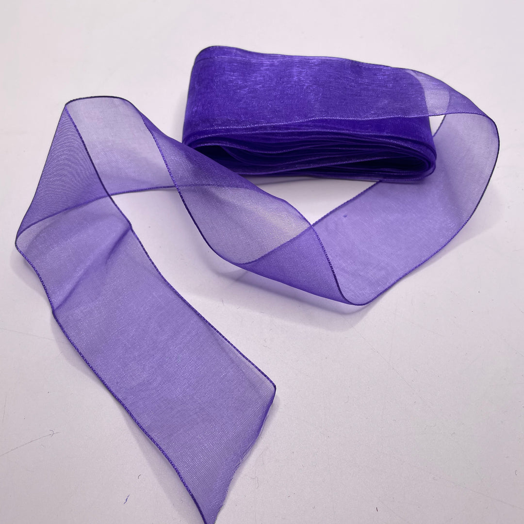 1 ½" (38mm)   Ribbon Trim - Purple - 6M Bundle