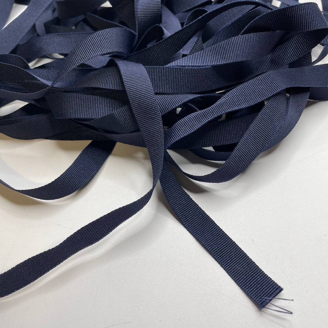 ½" (13mm)   Ribbon Trim - Navy - 11M Bundle