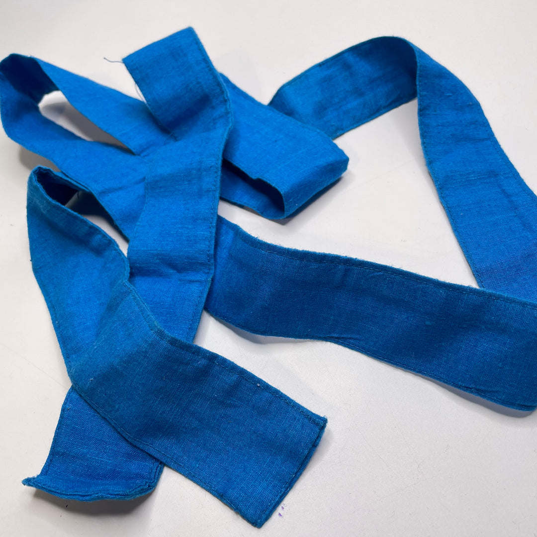 1 ½" (38mm)   Sewn Belt Trim - Blue - 1.4M Bundle