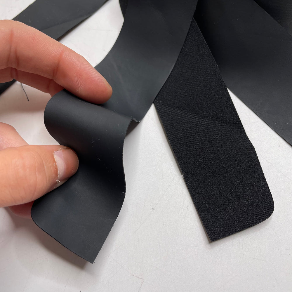 1 ⅜" (35mm) Stretchy  Tape Trim - Black - 6 Pack