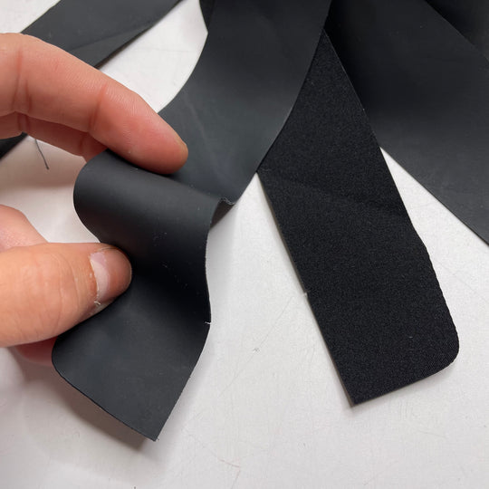 1 ⅜" (35mm) Stretchy  Tape Trim - Black - 6 Pack