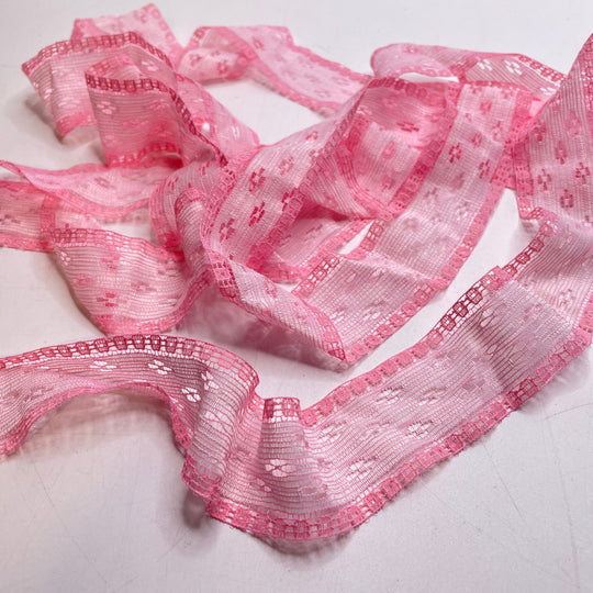 1 ½" (38mm)   Tape Trim - Pink - 2.5M Bundle