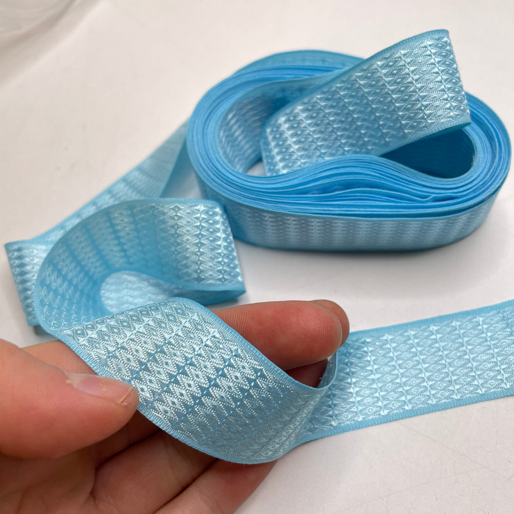 1" (25mm)   Ribbon Trim - Blue - 5M Bundle