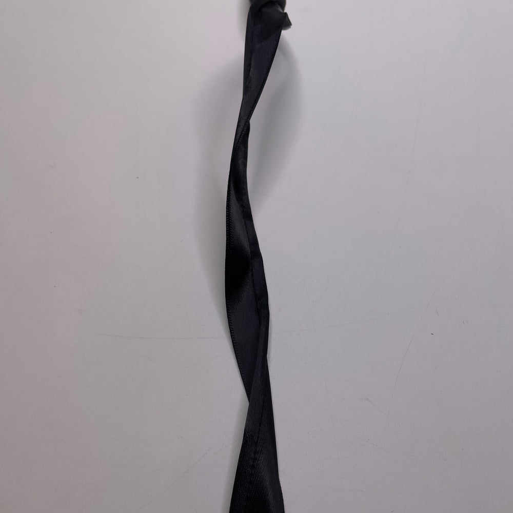 1 ⅒" (28mm)  Satin Ribbon Trim - Black - 1.3M Bundle