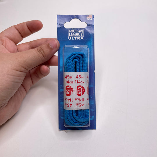 ¼" (6mm)   Shoelace Trim - Blue - 1.14M Bundle
