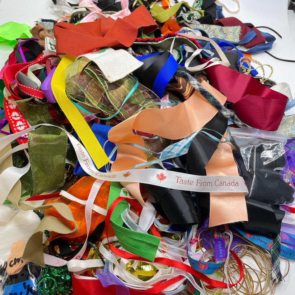 ¼" (6mm)   Ribbon Trim - Multi - 0.3M Bundle