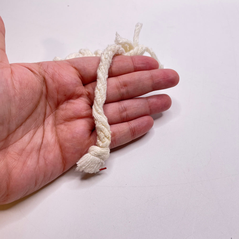 ⅜" (10mm)  Rope Cording Trim - White - 1.2M Bundle