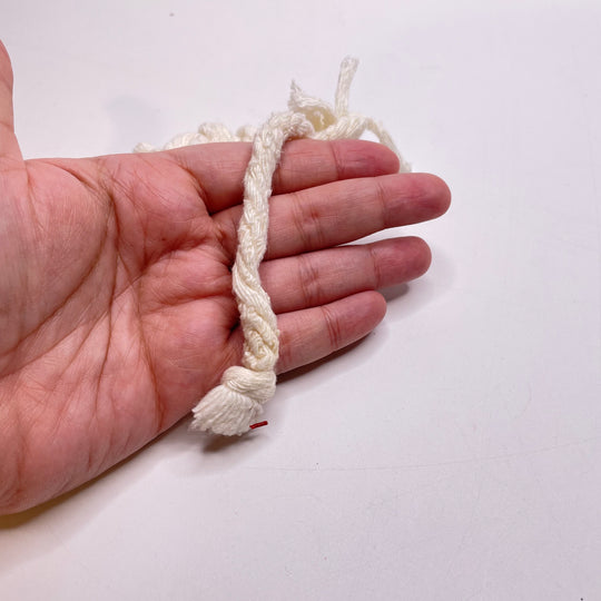 ⅜" (10mm)  Rope Cording Trim - White - 1.2M Bundle