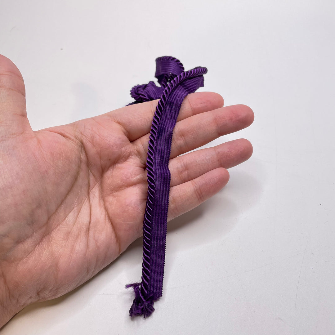 ⅝" (16mm)  Rope Piping Trim - Dark Purple - 1M Bundle