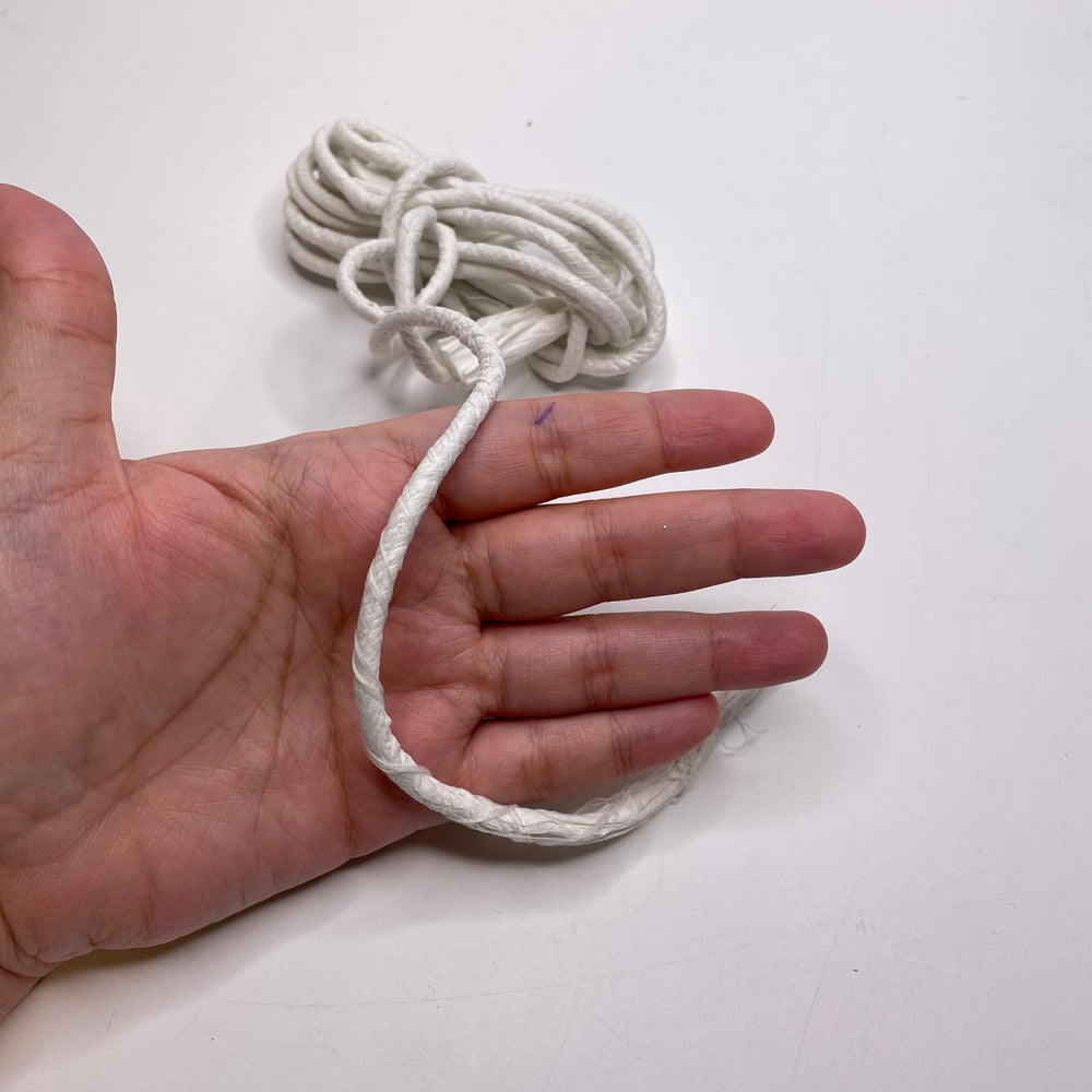 ⅐" (4mm)  Rope Cording Trim - White - 2.9M Bundle