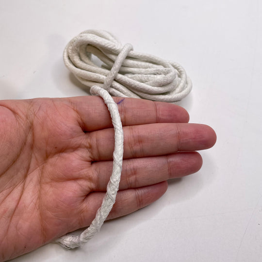 ⅐" (4mm)  Rope Cording Trim - White - 3M Bundle