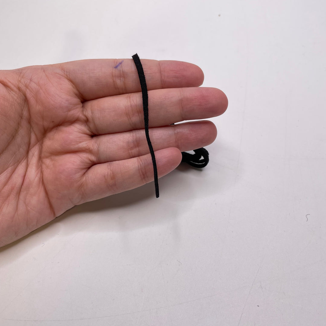 ¼" (6mm)   Cording Trim - Black - 1M Bundle