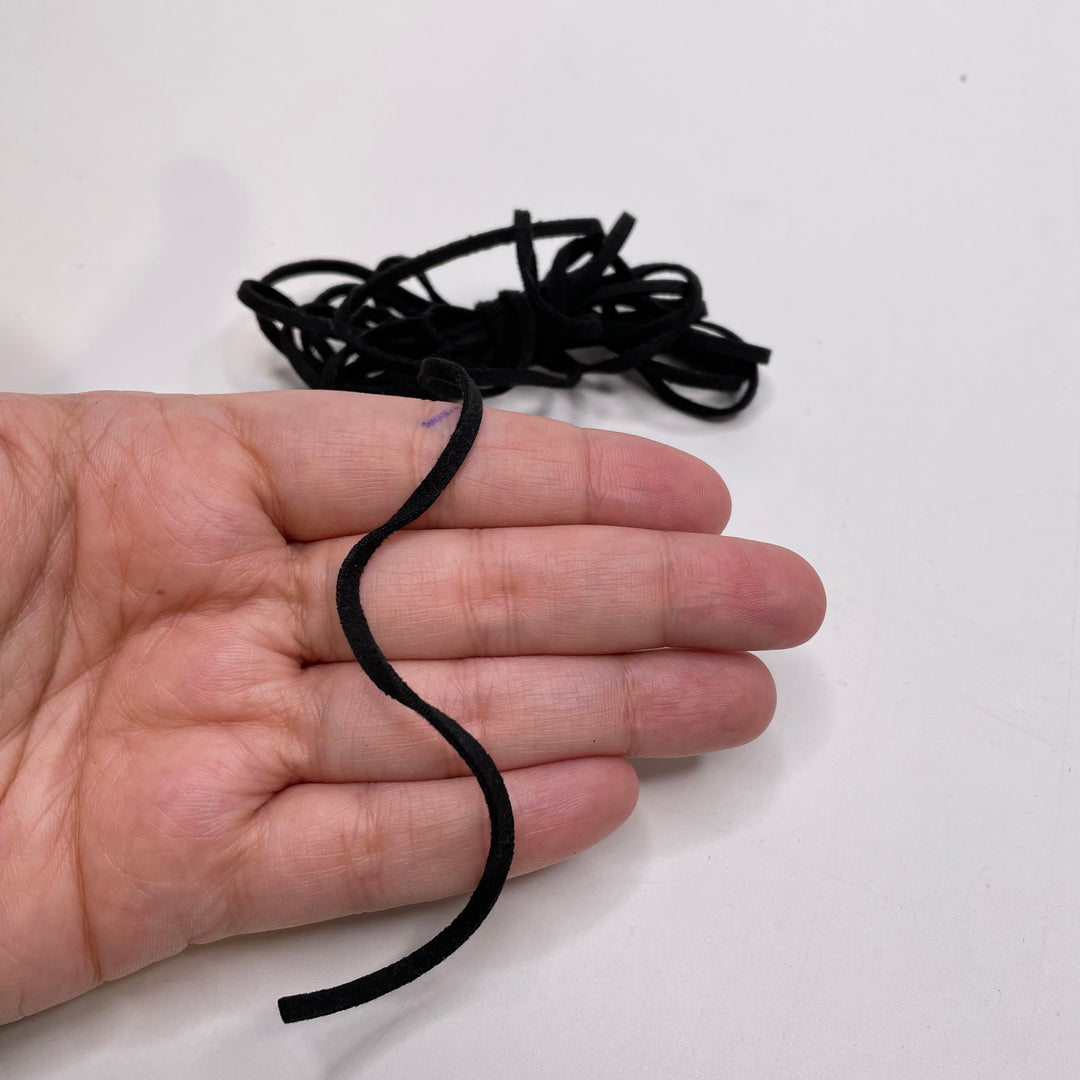 ¼" (6mm)   Cording Trim - Black - 2M Bundle