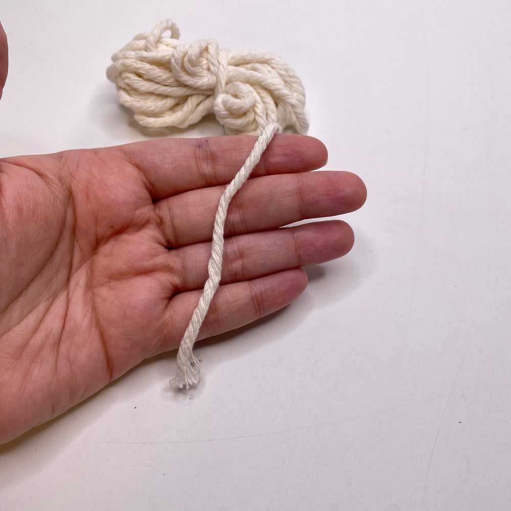 ⅜" (10mm)  Rope Cording Trim - Cream - 4M Bundle