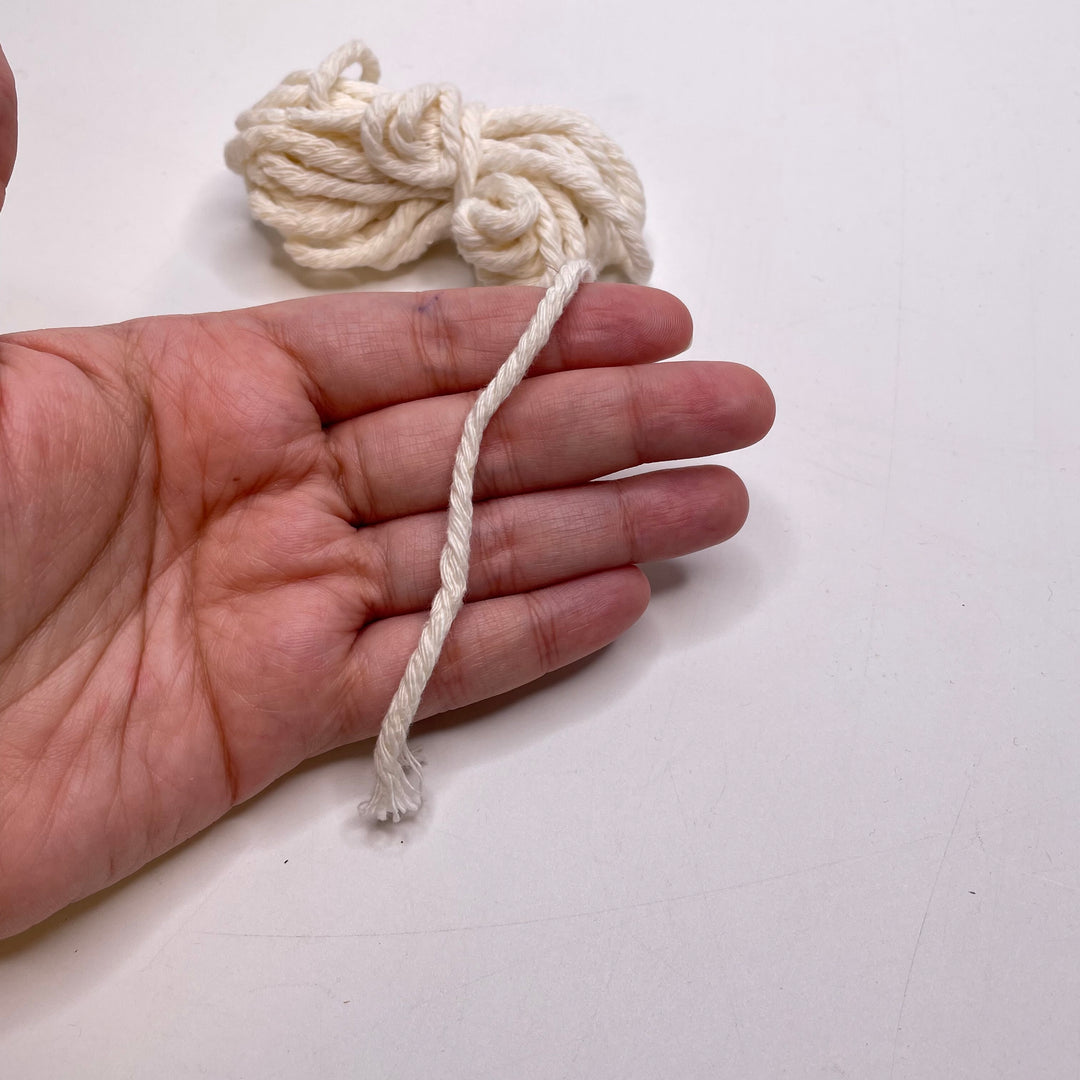 ⅜" (10mm)  Rope Cording Trim - Cream - 4M Bundle