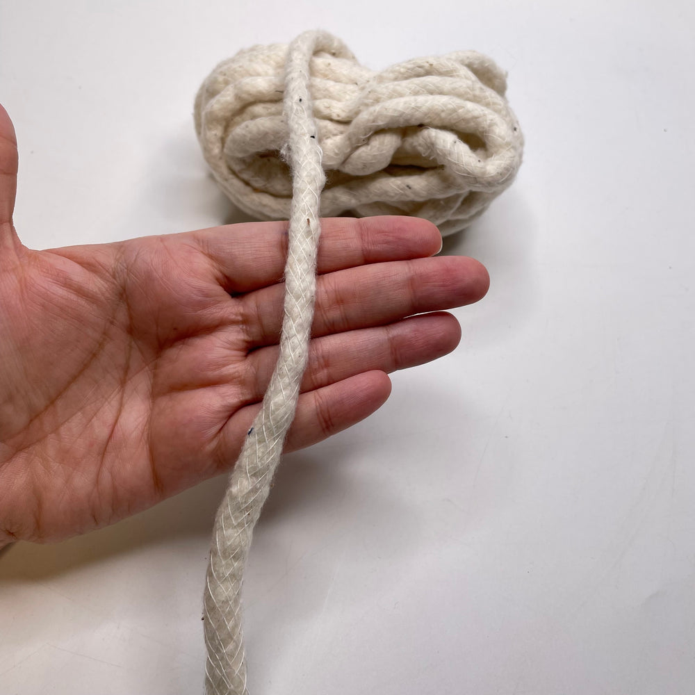 ½" (13mm)  Rope Cording Trim - White - 5.4M Bundle