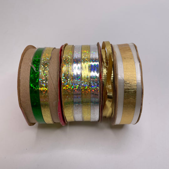 ¼" (6mm)   Ribbon Trim - Multi - 4 Pack