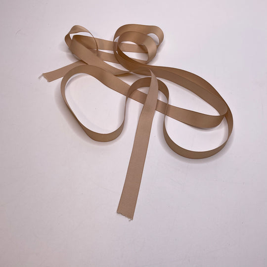 ½" (13mm)   Ribbon Trim - Beige - 2M Bundle