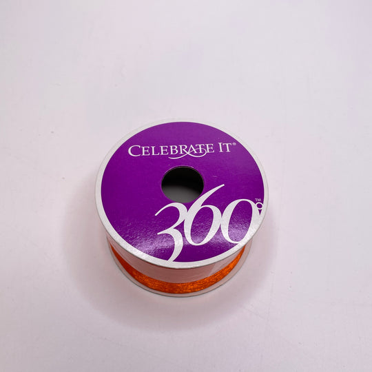 1 ½" (38mm)   Ribbon Trim - Orange - Roll
