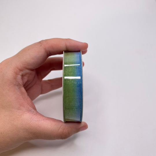 ⅝" (16mm)   Ribbon Trim - Green/Blue - Roll