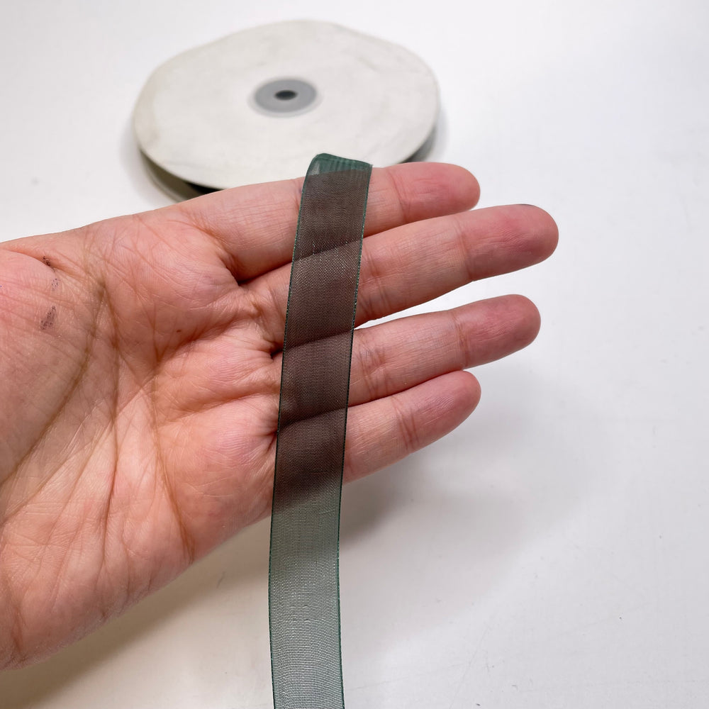 ⅝" (16mm)   Ribbon Trim - Green - Roll