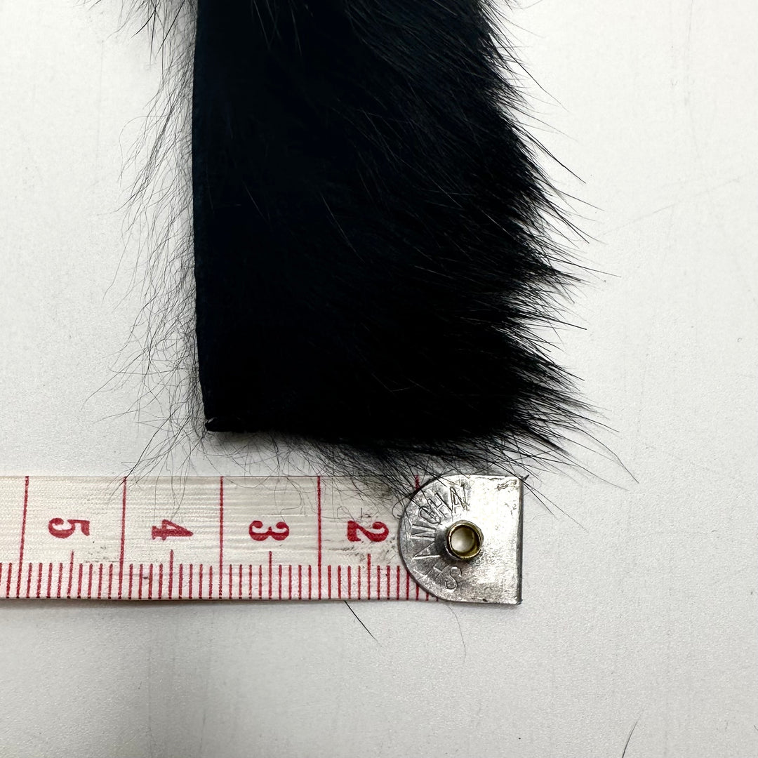 1" (25mm)   Fur Trim - Black - 3M Bundle