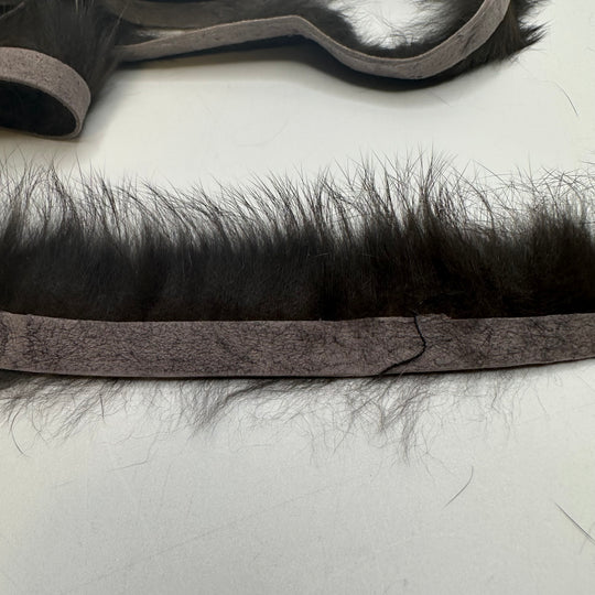 ¾" (20mm)   Fur Trim - Brown - 4.3M Bundle