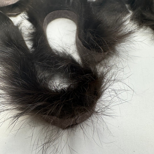 ¾" (20mm)   Fur Trim - Brown - 4.3M Bundle