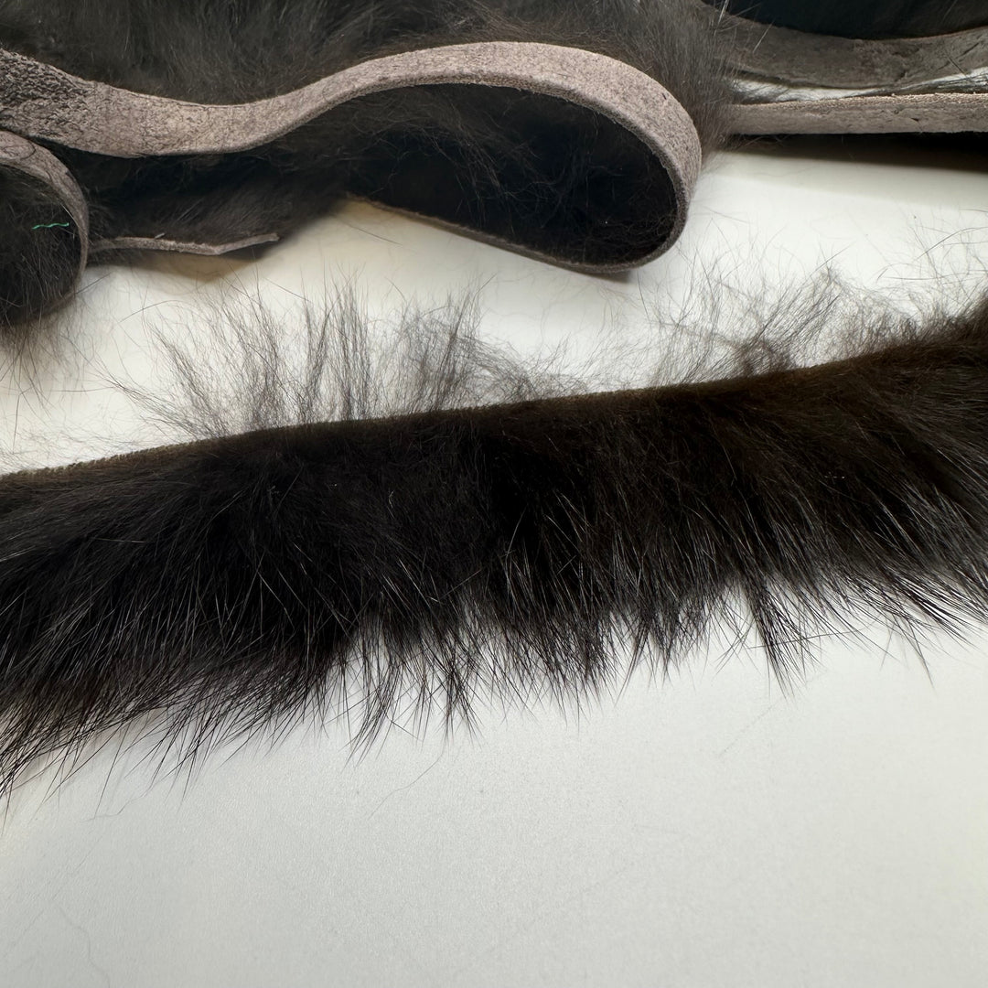 ¾" (20mm)   Fur Trim - Brown - 4.3M Bundle