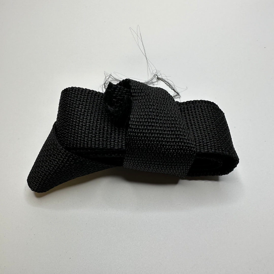 1 ½" (38mm)   Webbing Trim - Black - 2M Bundle